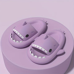 Cartoon Shark Bottom Slippers for Kids Non Slip Lightweight
