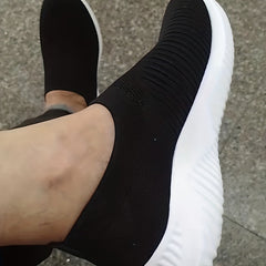 Women's Knitted Sock Shoes Lightweight Low Top Casual Running Shoes
