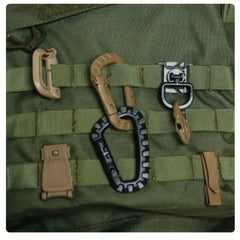 5pcs D Ring Key Chain Keyring for Outdoor Camping Hiking