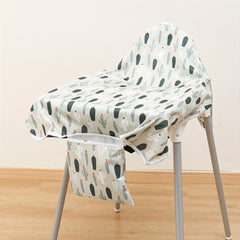 Baby Highchair Feeding Cover Long Sleeved Bib