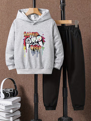 GAMER DRIP Boys Hoodie & Sweatpants Set