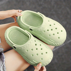 Women's Hollow Out Platform Clogs Slide Sandals