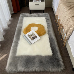 Wool Carpet Bedroom Carpet Bedside Mat Long Hair Thickened Floor Mat