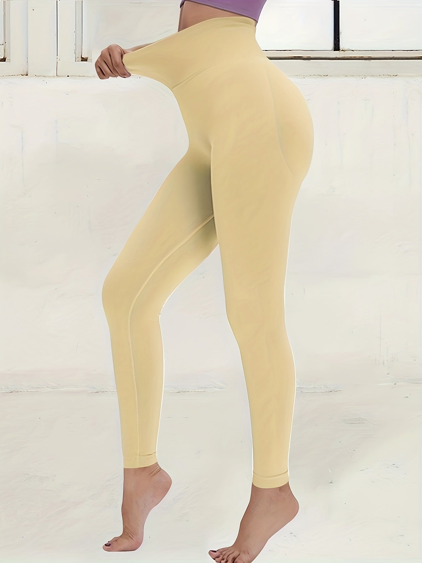 Women Sport Leggings High Waist Elastic Gym Fitness Jogging Leggings