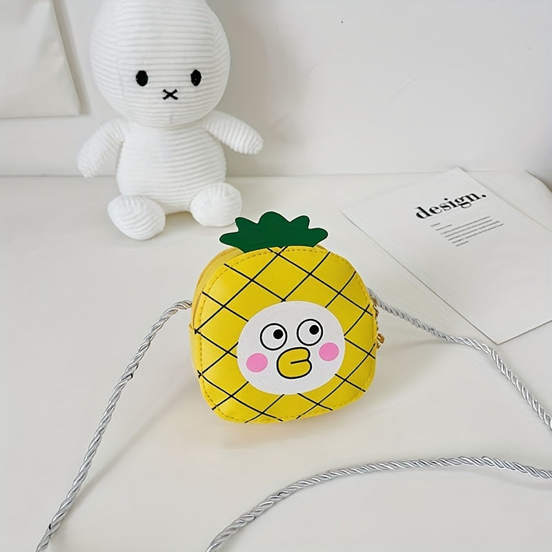 Kids Fruit Crossbody Bag Mini Coin Purse for Girls