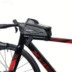 Bicycle Front Frame Bag Phone Holder Waterproof Storage Bag