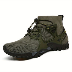 Men's Mesh Drawstring Sneakers Lightweight Outdoor Shoes