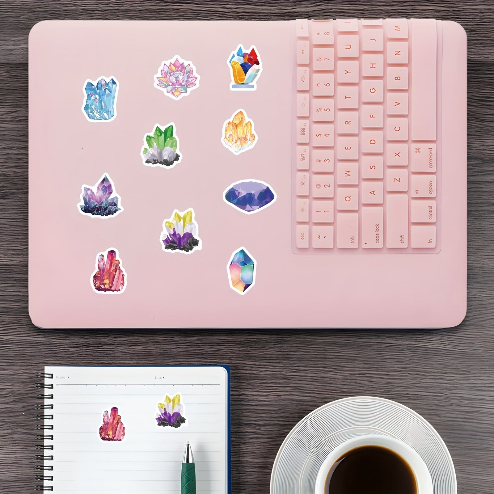Crystal Stickers Roll 500 Pcs Decals Vinyl Waterproof Stickers