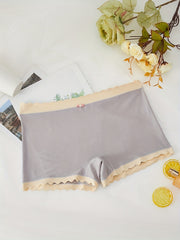 Scallop Trim Boyshort Panties Soft & Comfortable Skin friendly Lingerie