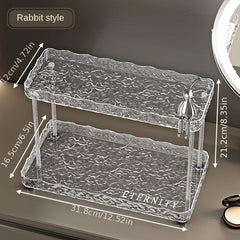 PET Transparent Storage Rack Acrylic Shelf Multifunctional Organizer