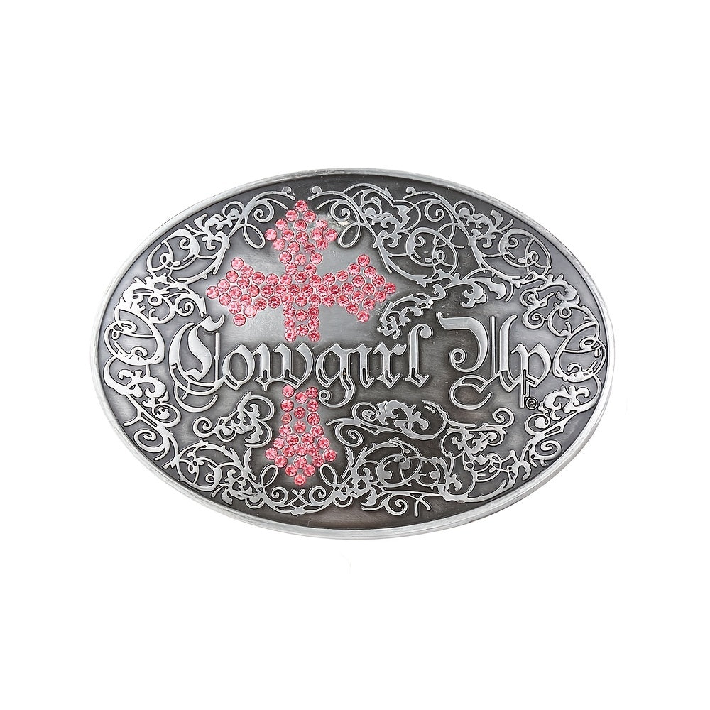 Cross Retro Pattern Belt Buckle Western Cowboy Belt Buckle Accessories