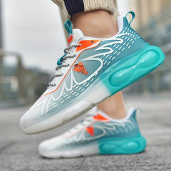 Men's Lace Up Luminous Sneakers Casual Walking Shoes