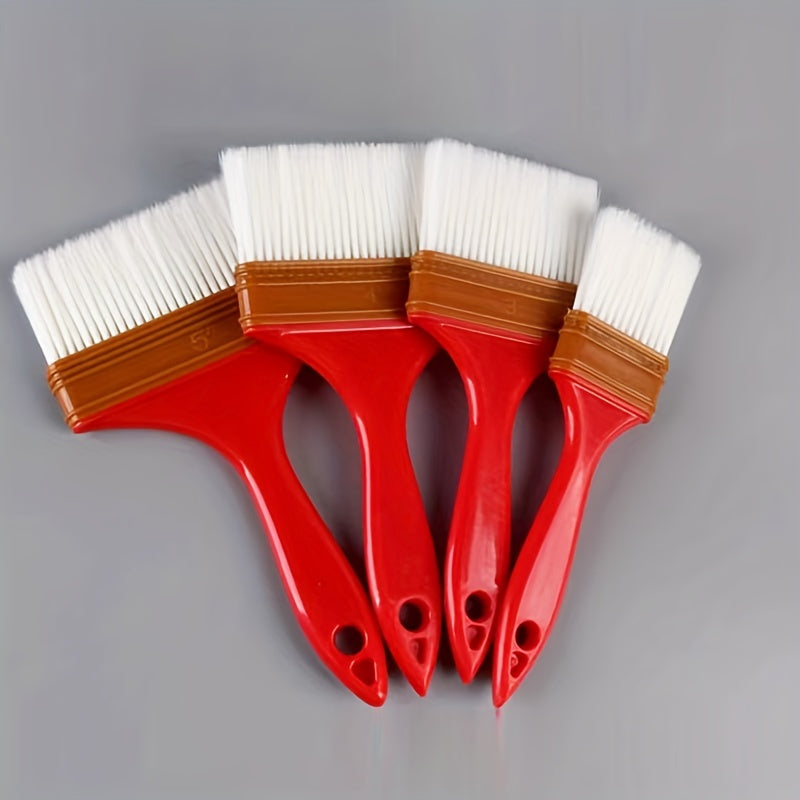 4pcs Wool Elastic Baking Brush Water Silk Traceless Brush