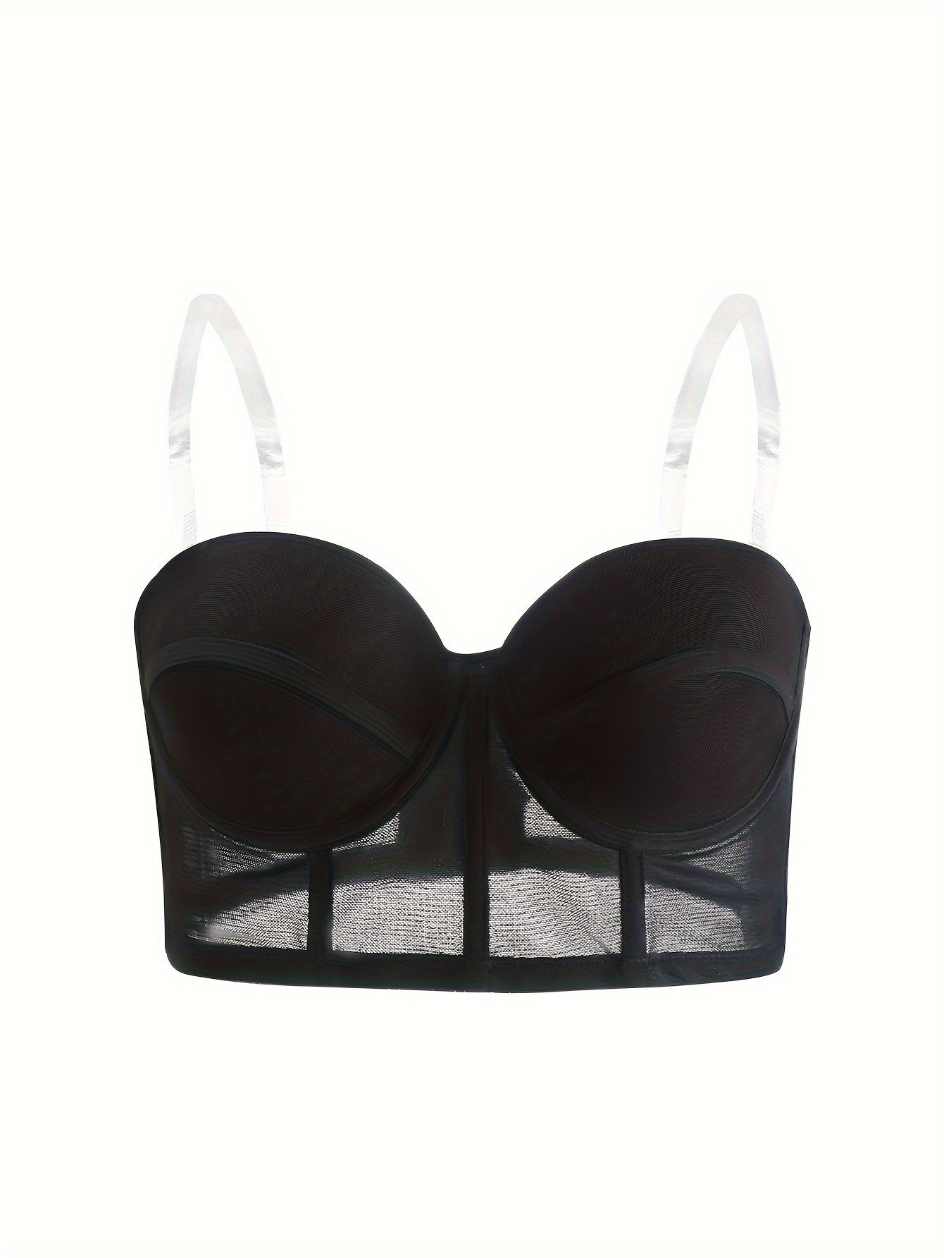 Mesh Push Up Bra Comfortable & Breathable Lingerie