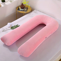 Large U-shaped Cat Belly Pillow for Tummy Support