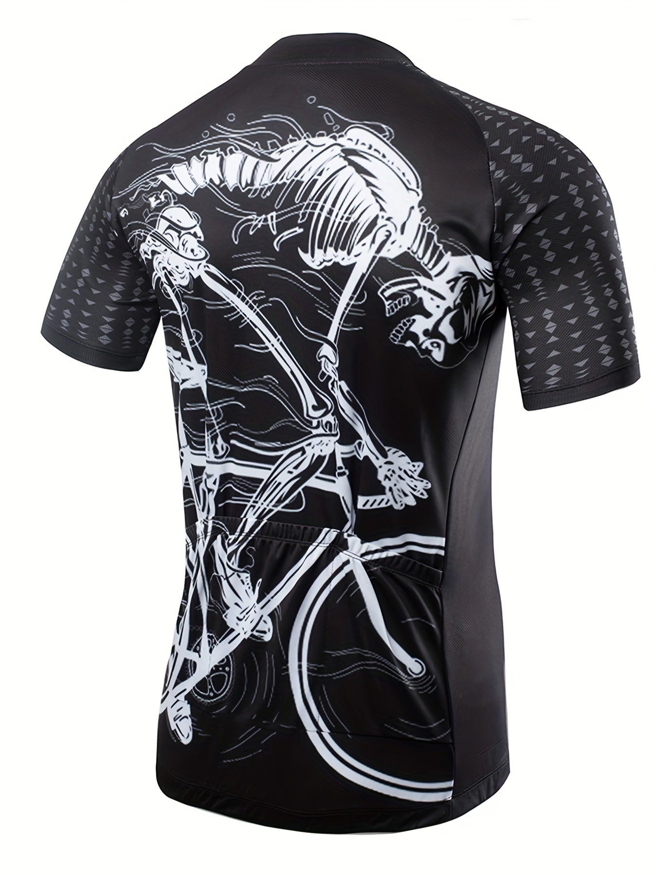 Men's Quick Dry Cycling Jersey with Rear Pocket