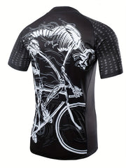 Men's Quick Dry Cycling Jersey with Rear Pocket