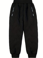 Boys Waterproof Down Pants for Winter