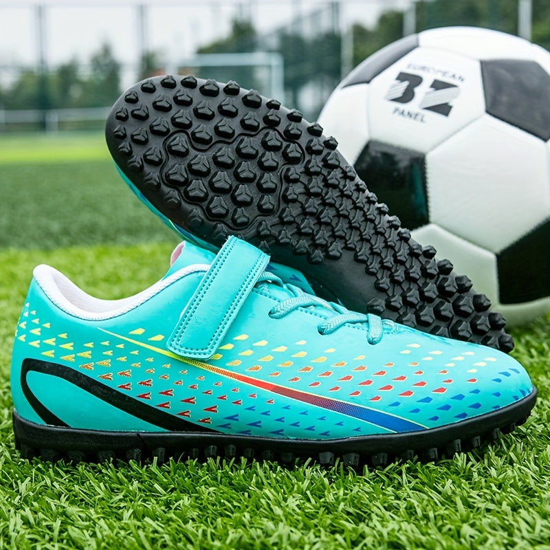 Kids Soccer Cleats Non Slip Athletic Shoes for Outdoor Training