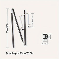 Folding Lamp Pole Collapsible Aluminum Lantern Stand Camping Light Holder
