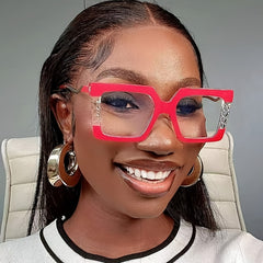 Colorful Frame Light Blocking Glasses - Eye Fatigue Relief & UV Glare Protection
