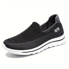 Thick Bottom Slip On Sneakers Mesh Lightweight Non Slip Shoes