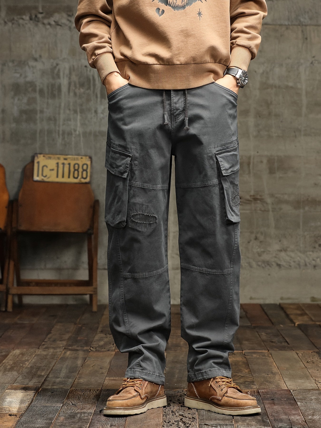 Men's Warm Thick Outdoor Pants for Autumn/Winter