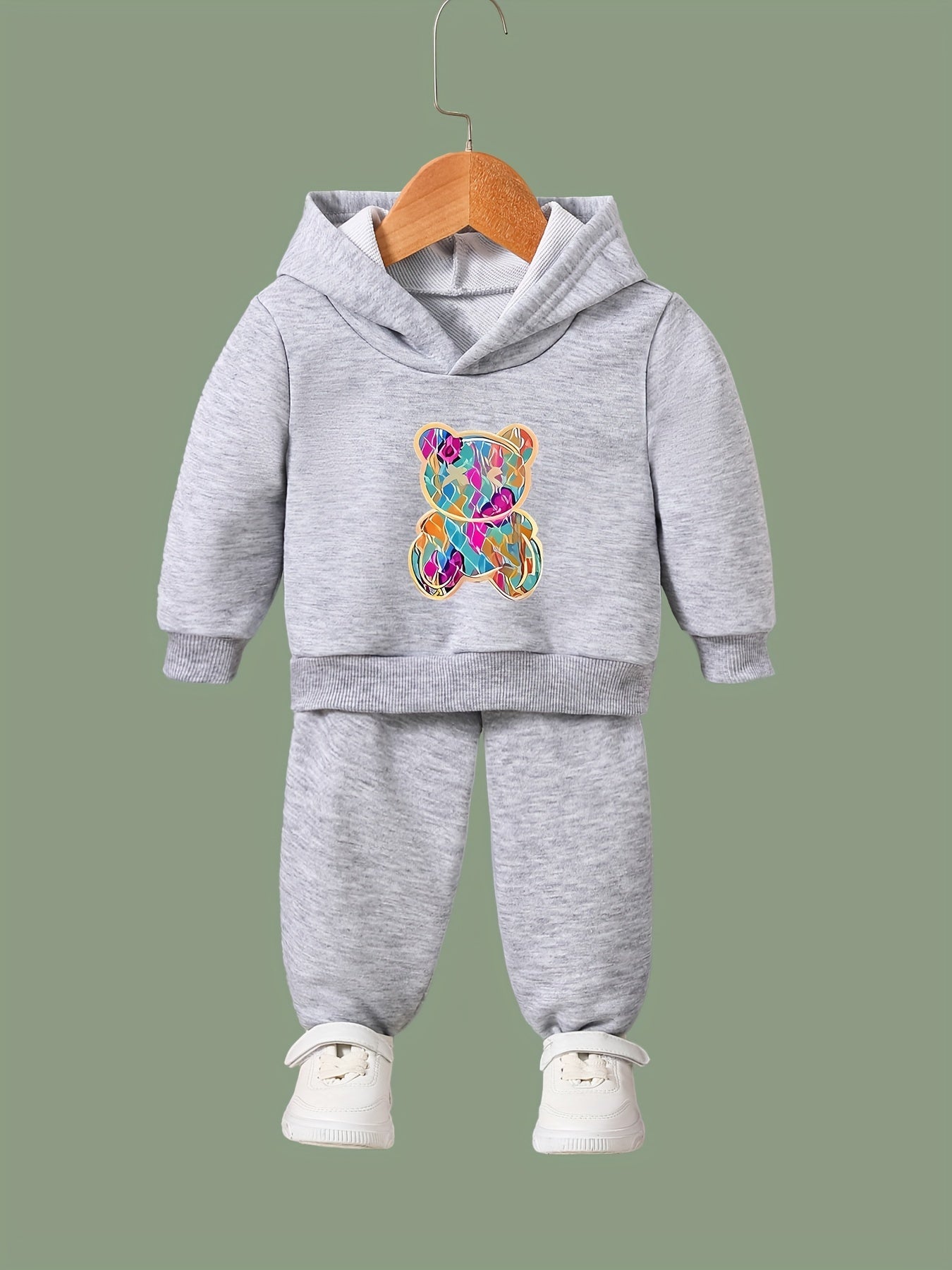 Rainbow Bear 2pc Girls Activewear Set