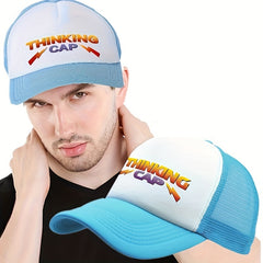 Retro Mesh Summer Baseball Cap Adjustable Peaked Hat for Men