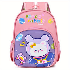Kids Astronaut Rabbit Backpack, Lightweight School Bag for Kindergarten