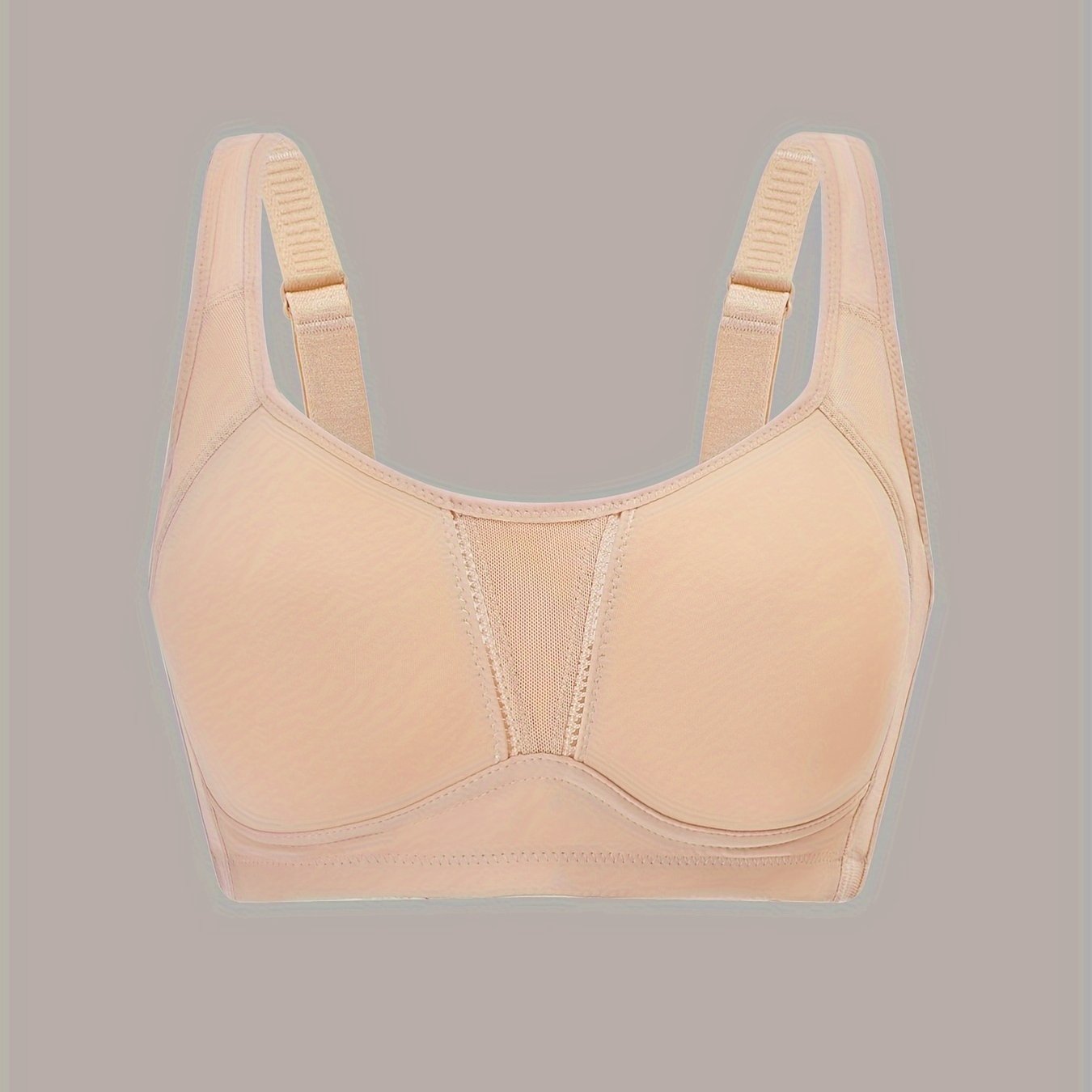 Plus Size Bra Women's Plus Full Coverage Wireless Bralette