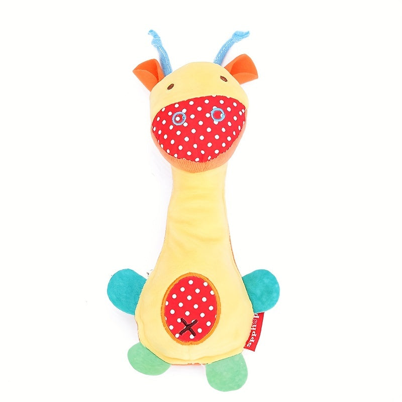 Giraffe Baby Rattle Animal Park Plush