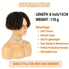 15-24 cm Topper Clip Synthetic Dreadlocks Hair Extensions