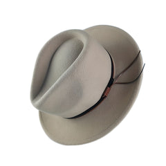 Breathable Sunshade Cowboy Hat w/ Bow Feather Belt & Rope Accessories