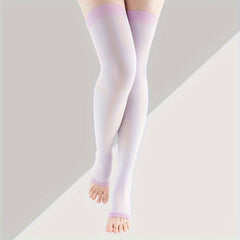 Size Up Toeless 1pair Compression Socks Knee High for Women
