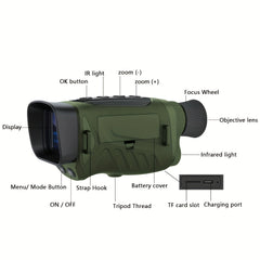 HD Digital Night Vision Telescope 8x Optical Zoom 1080p Camping
