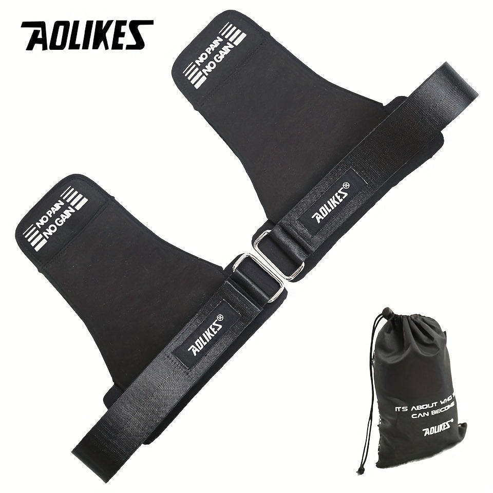 1 Pair Palm Grips for Weightlifting - Anti Slip Hand Protection