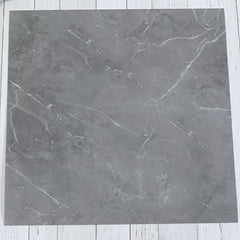 2pcs Pack Gray Marble Floor Stickers Non-slip Waterproof Wear-resistant