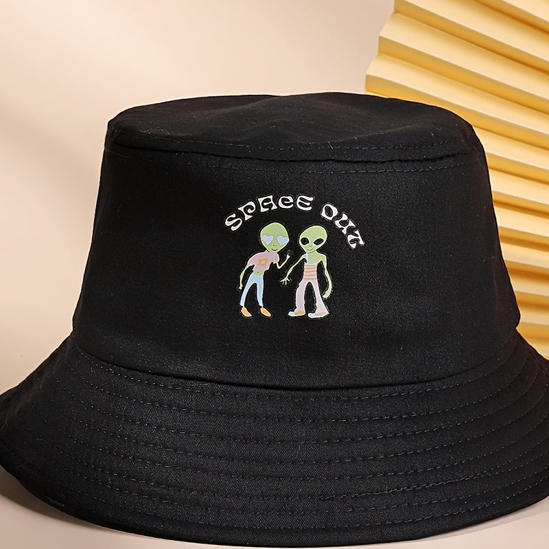 Alien Pattern Men's Bucket Hat