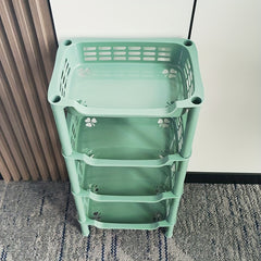 Plastic Kitchen Storage Rack Bathroom Floor Storage Rack