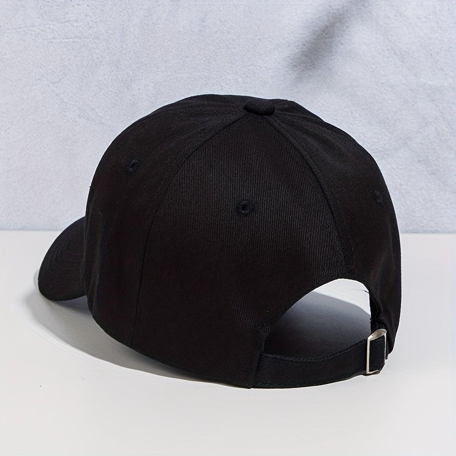 Embroidered Baseball Cap Men's Casual Sunscreen Peaked Cap