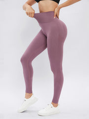 Solid Breathable Yoga Pants High Elastic Leggings Women's Activewear
