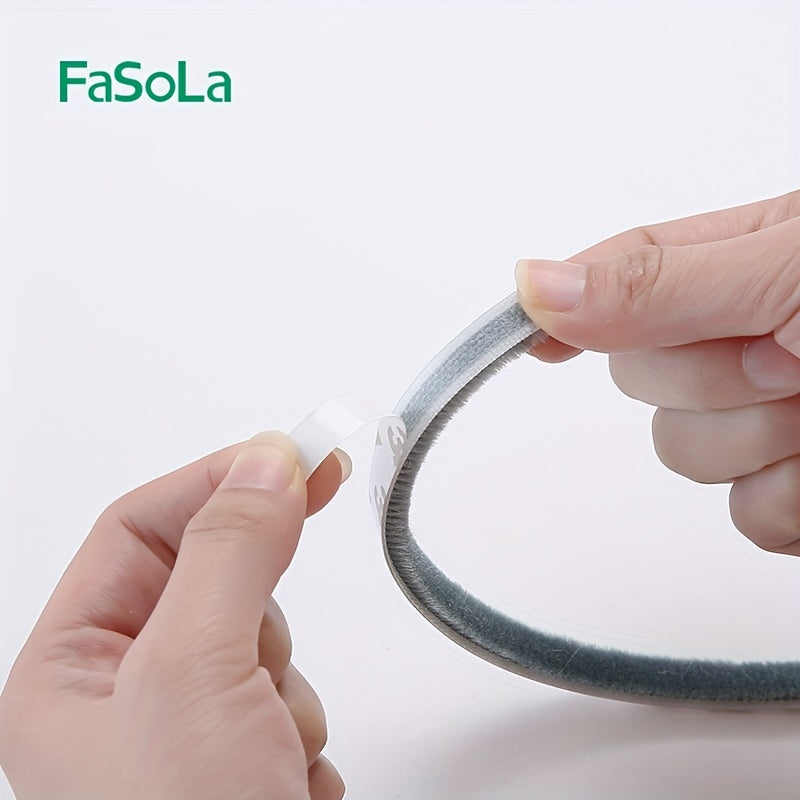 2pcs Fasola Self Adhesive Wool Strip Windproof Soundproof & Collision Prevention