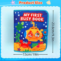 Busy Book for Toddlers 1-3 Year Olds Sensory Toys Quiet Activity Book Learning F