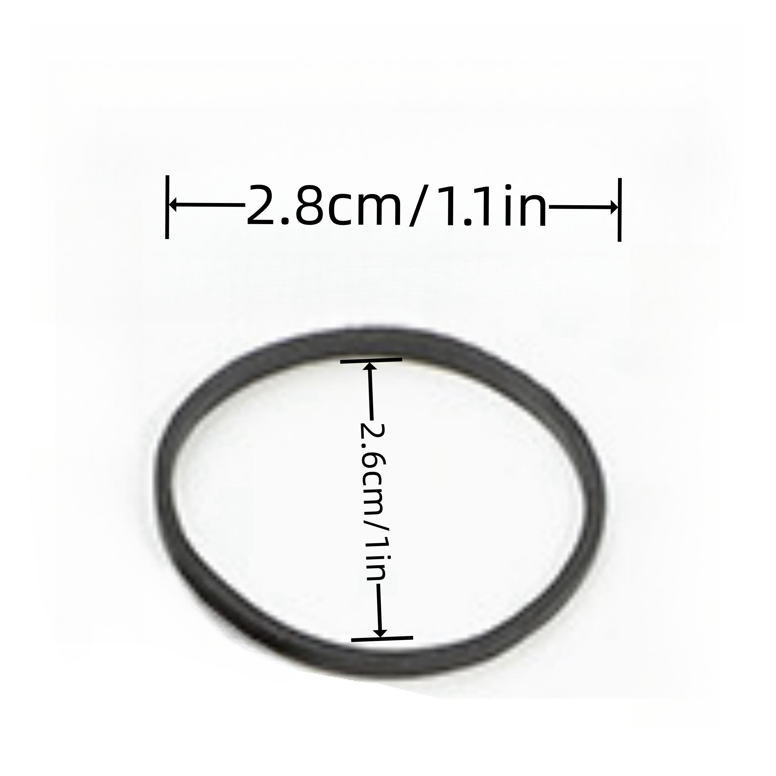 100pcs High Elasticity Leather Rubber Band