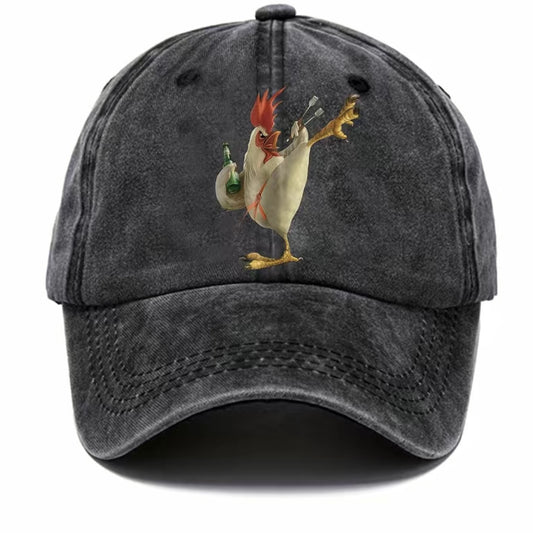 Fashionable Washed Embroidered Baseball Cap - Outdoor Hiking Cycling Travel