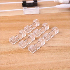 15pcs Mesh Cable Management Clips Wall Wiring Tool
