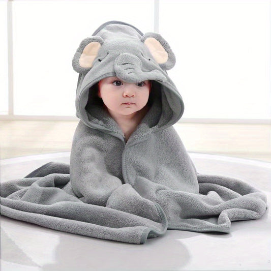 Newborn Baby Hooded Cloak Bath Towel Blanket