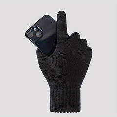 Warm Knitted Touch Screen Gloves Windproof Motorcycle Gloves