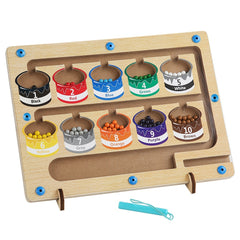 Wooden Magnet Board Puzzles Toddler Activities Counting Matching Games